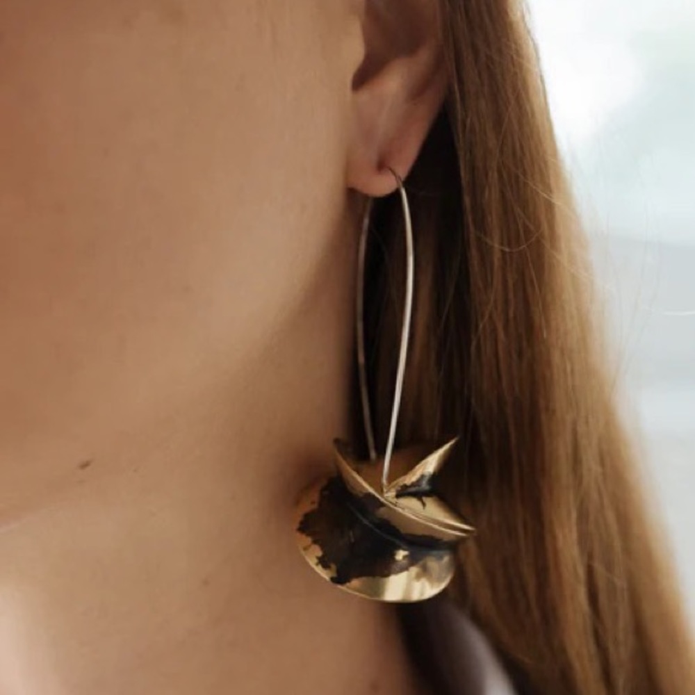 ALBUS LUMEN X Ryan Storer painted drop earrings
